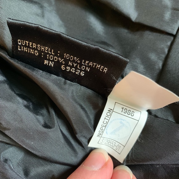 Wilson’s Leather Black Jacket circa 1986 - Picture 7 of 8